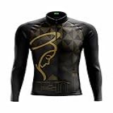Camisa De Ciclismo Masculina Manga Longa Slim Confortável Com Bolsos Mtb -as2- Alpha- M- Regular- Nossa Senhora Losango-