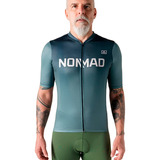 Camisa De Ciclismo Nomad Core Jersey Musgo Masculina