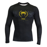 Camisa De Compressão Rashguard Lazer Black Manga Longa Venum