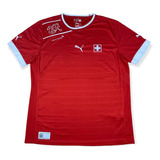Camisa De Futebol Seleção Suíça 2011 2012 Home Tam Gg