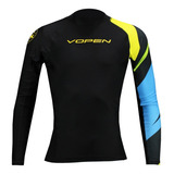 Camisa De Lycra Manga Longa Vopen Storm Jetski Surf Kite