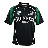 Camisa De Manga Curta Guinness Preta E Verde De Rugby Preto X Large