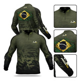 Camisa De Pesca Presa Viva Dry Proteção Uv Envio Rapido
