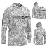 Camisa De Pesca Proteção Solar Mar Negro X Protection Clear