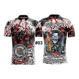 Camisa De Time Esporte Corinthians nome Unissex Personalizad