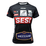Camisa De Vôlei Do Sesi Bauru 2023 24 Preta Feminina
