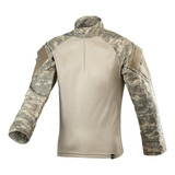 Camisa Deserto Tático Combat Shirt Militar Dry Fit Masculina