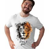 Camisa Deus É Fiel Leão De