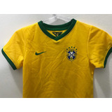 Camisa Do Brasil Infantil Nike Tamanho