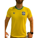 Camisa Do Brasil Seleção Bronze Oficial Licenciada 2022