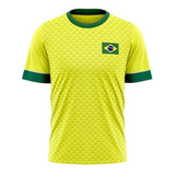 Camisa Do Brasil Seleção Trivella Oficial Licenciada 2022