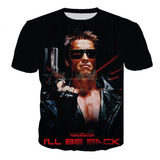 Camisa Do Movie Terminator Arnold Schwarzenegger