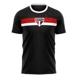 Camisa Do São Paulo Preta Braziline Oficial