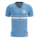 Camisa Dry Fit Argentina Masculina Camiseta