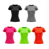 Camisa Dryfit Kit 05 Blusas Fitness