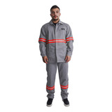 Camisa E Calça Nr10 Eletricista Risco 2 Refletivo Cinza