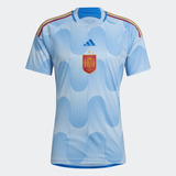 Camisa Espanha Ii adidas 2022 Azul