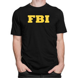 Camisa Fbi Federal Blusa Police Swat