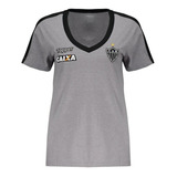 Camisa Feminina Atlético Mineiro Concentração Atleta