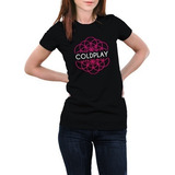 Camisa Feminina Baby Look Show Coldplay Tour Music Of The Sp