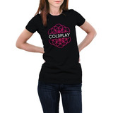 Camisa Feminina Baby Look Show Coldplay Tour Music Of The Sp
