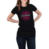 Camisa Feminina Baby Look Show Coldplay Tour Music Of The Sp