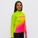 Camisa Feminina Ciclismo Bike Vezzo Forza Ml