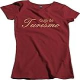 Camisa Feminina Curso Profissão Guia De Turismo Tamanho G Cor Vinho