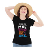 Camisa Feminina Mãe Bióloga Mamãe Curso Profissão Biologia