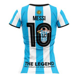 Camisa Feminina Messi Comemorativa Copa Do
