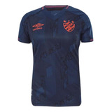 Camisa Feminina Umbro Sport Recife Iii 2022 Azul Holanda