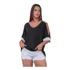 Camisa Feminino Bata Vazada Blusa Para O Verao Roupa Barata