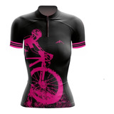 Camisa Feminino Ciclismo Roupa Ciclista Camiseta
