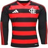 Camisa Flamengo- Manga Longa- Torcedor- Masculina- Temporada 2025-2026- Tamanho GG