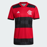Camisa Flamengo adidas Jogo I Rubro