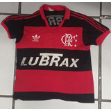 Camisa Flamengo adidas Original oficial Anos 80 Lubrax Tam M