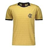 Camisa Flamengo Chalkboard Infantil Dourada 12 Anos