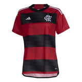 Camisa Flamengo Feminina Jogo 1 adidas 2023