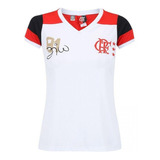 Camisa Flamengo Feminina Retro Baby Look