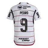 Camisa Flamengo Jogo 2 adidas 2023 Kit Patrocinio Pedro9
