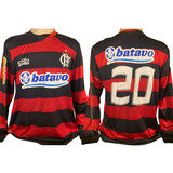 Camisa Flamengo Olympikus 2009 Mangas Longas Ramon Autografa