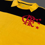 Camisa Flamengo Retrô Goleiro Manga Longa Amarela 1982 Liga