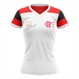 Camisa Flamengo Zico Retro 81 Babylook
