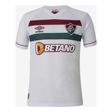 Camisa Fluminense Oficial Jogo 2 Umbro Original 23/24 Branca