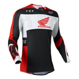 Camisa Fox Racing Honda Motocross Camiseta Manga Longa