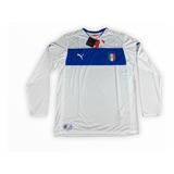 Camisa Futebol Seleção Itália 2012 2014 Away Manga Longa
