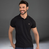 Camisa Gola Polo Masculina Malha Premium Com Botões Casual