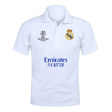 Camisa Gola Polo Real Madrid Camiseta Masculina Torcedor