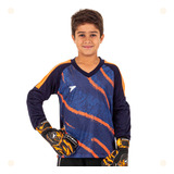 Camisa Goleiro Infantil Futebol Futsal Poker