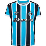 Camisa Grêmio I Tricolor Infantil Umbro 23 24 S n